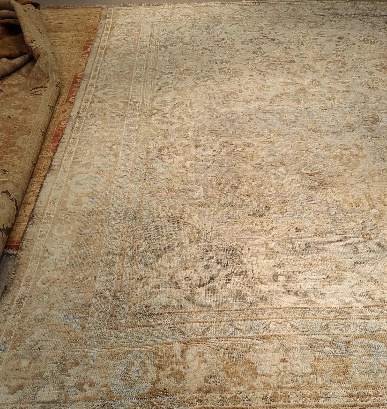 Vintage Persian Mahal Handmade Knotted - 9x12 - 5