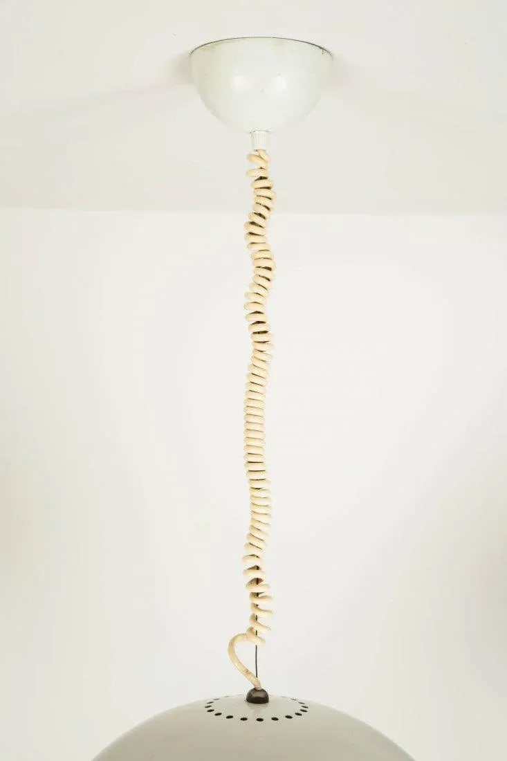 "Nictea" Aluminum Pendant by Tobia Scarpa for Flos, Italy, 1960s - 3