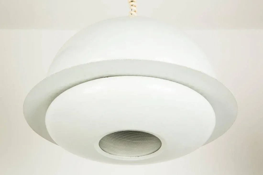 "Nictea" Aluminum Pendant by Tobia Scarpa for Flos, Italy, 1960s - 4