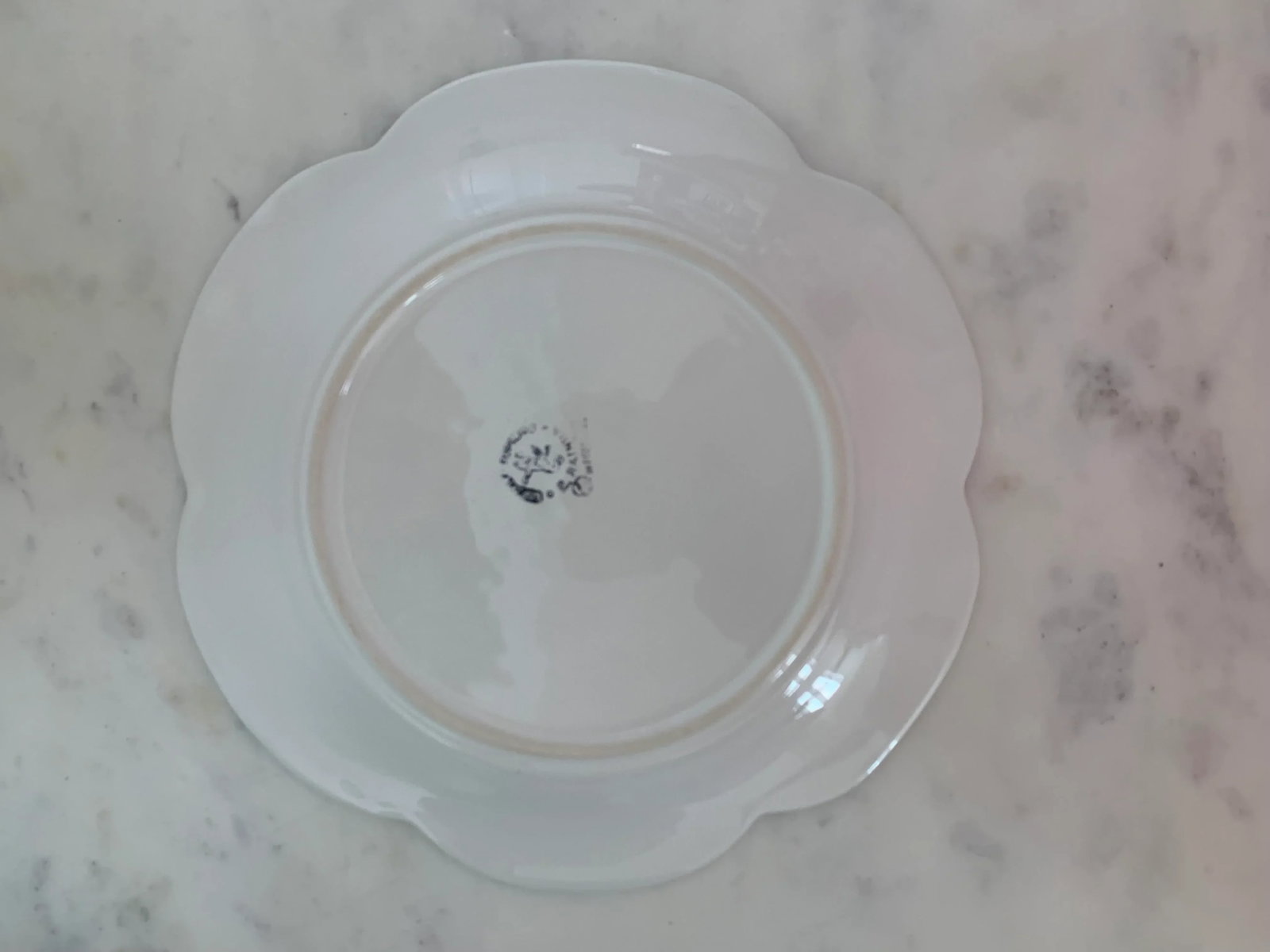 1980s Bordallo Pinheiro C. Rainha White Ceramic Cabbage Leaf Bowls- Set of 4 - 6