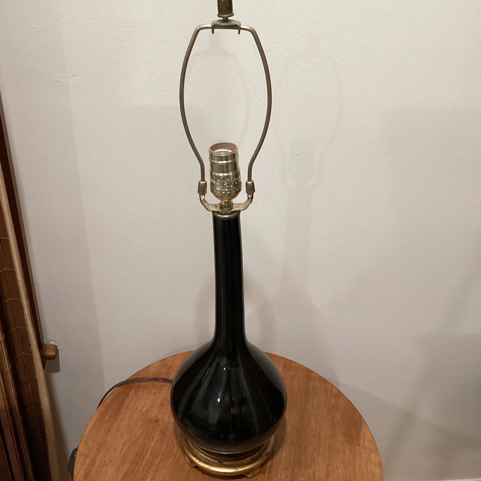 Port 68 Daniel Glossy Black Porcelain Table Lamp - 13