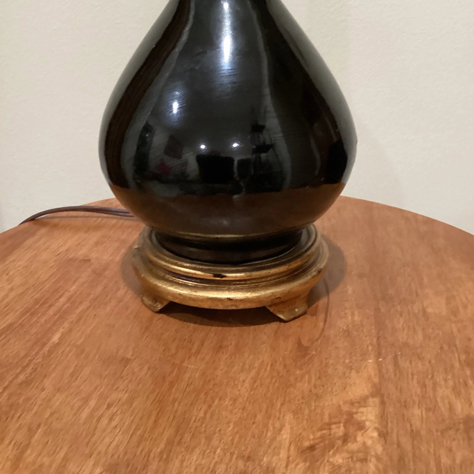 Port 68 Daniel Glossy Black Porcelain Table Lamp - 4