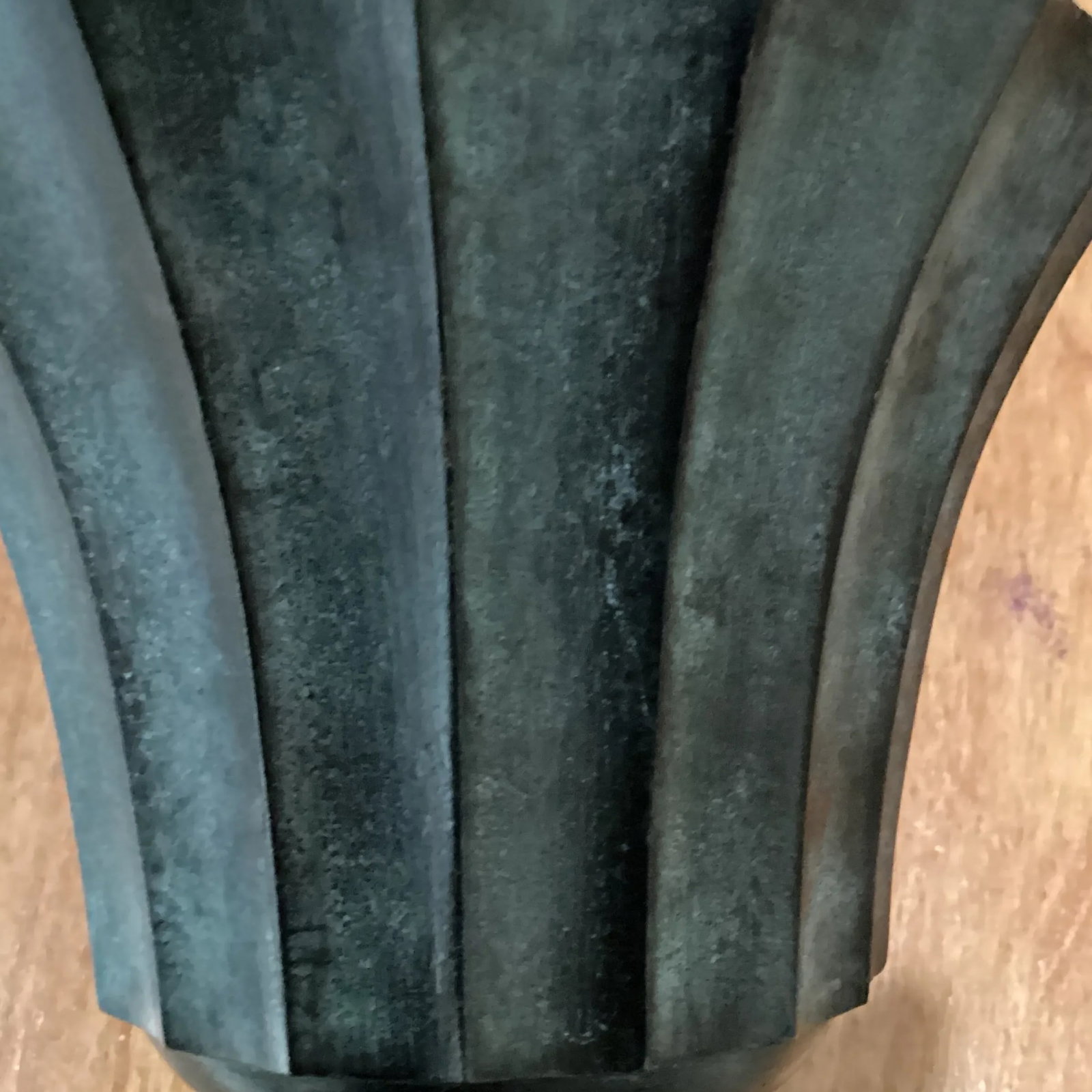 Mid 20th Century Vintage Bronze Brass Footed Urn Planter - 12