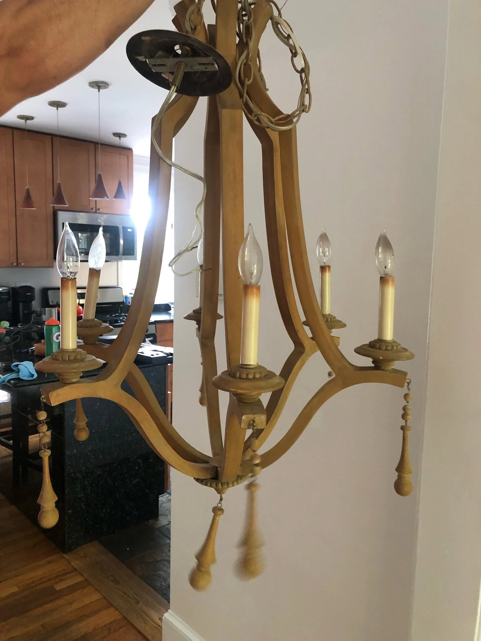2000s Currey & Company Simplicity Chandelier - 3