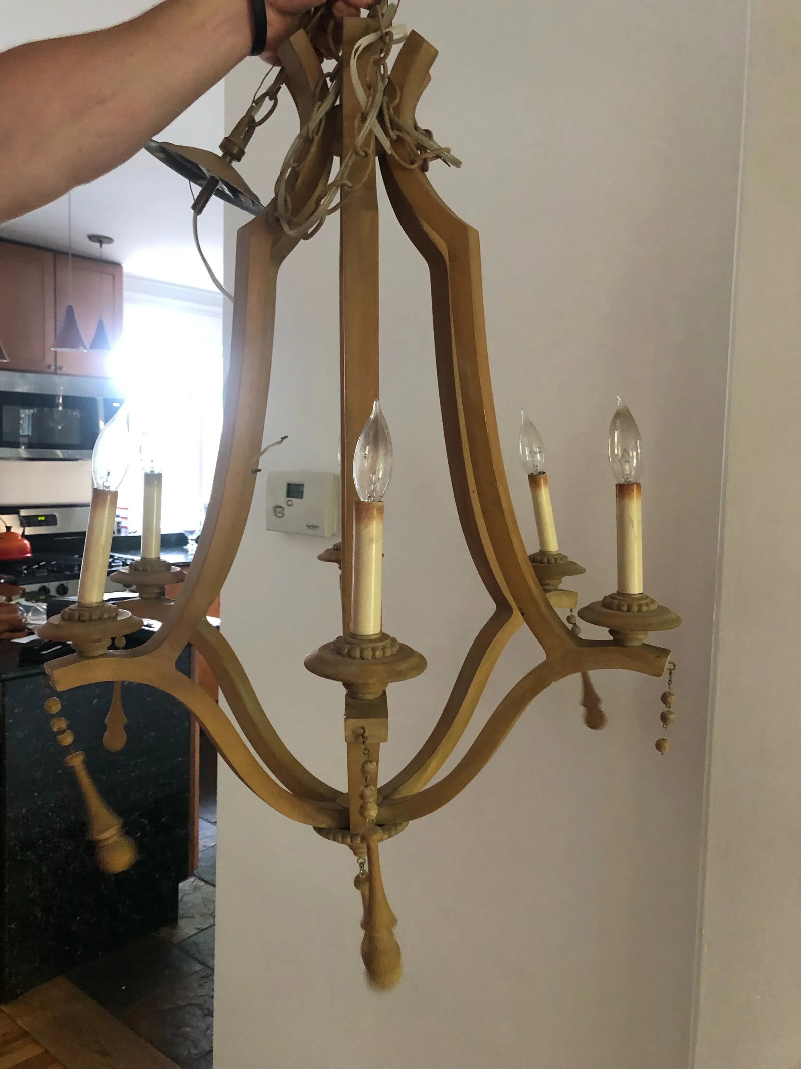 2000s Currey & Company Simplicity Chandelier - 4