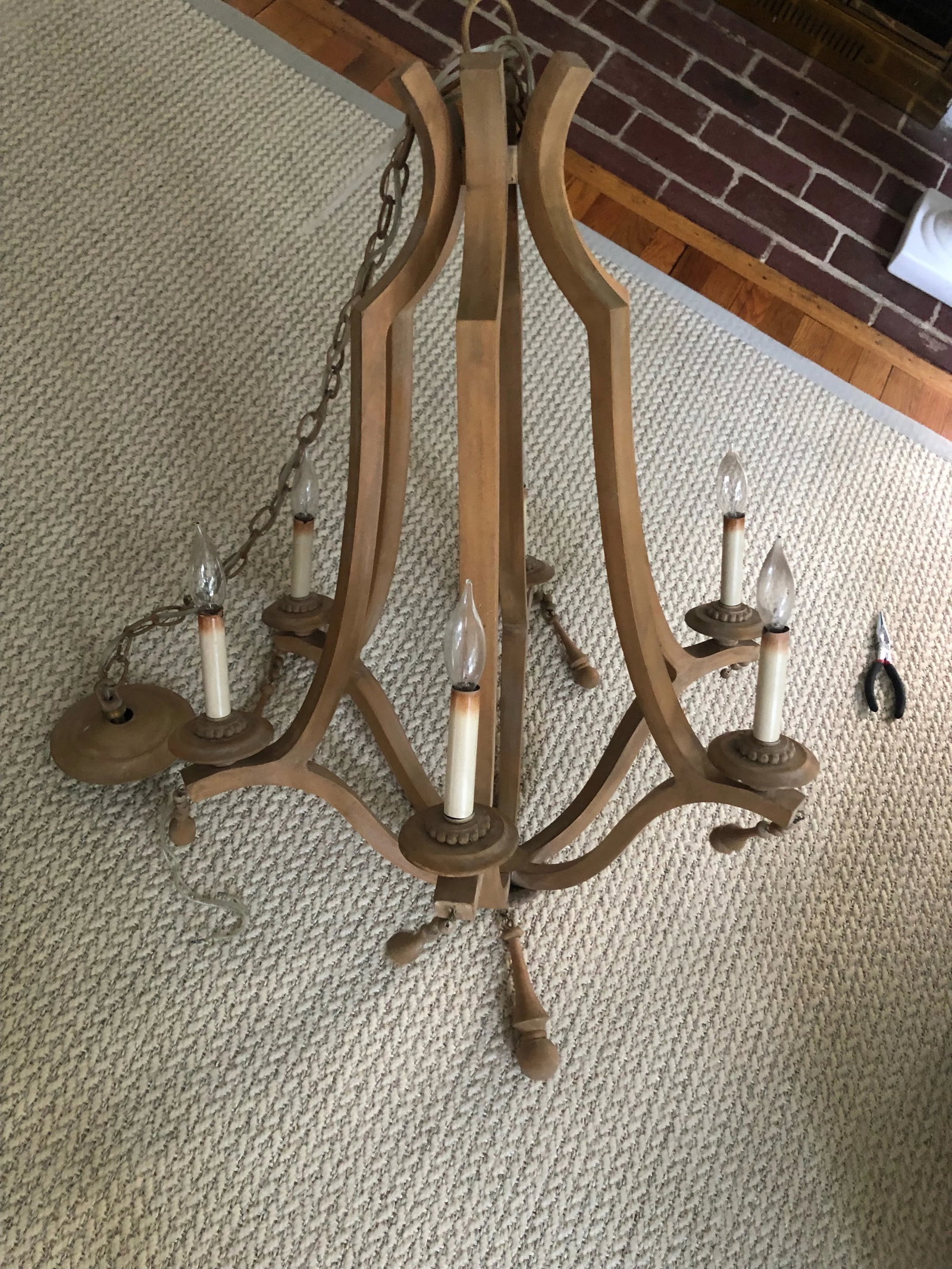 2000s Currey & Company Simplicity Chandelier - 5