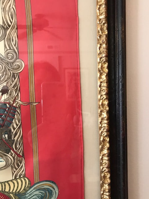 Hermes French Silk Scarf Framed Art - 6