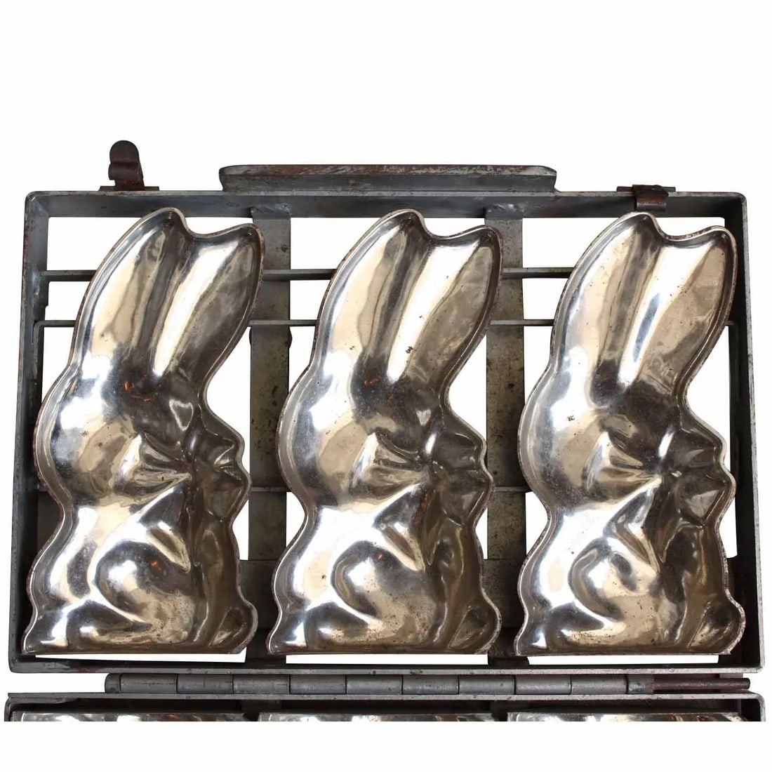 Mid 19th Century Easter Bunny Chocolate Mold, Set - 6