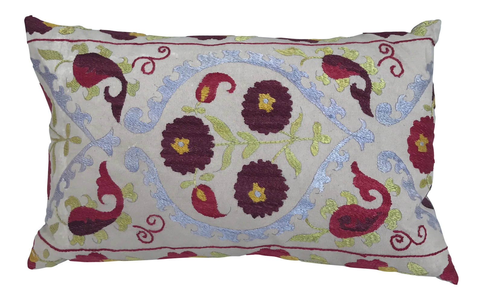Embroidered Suzani Pillow (1 of 11)
