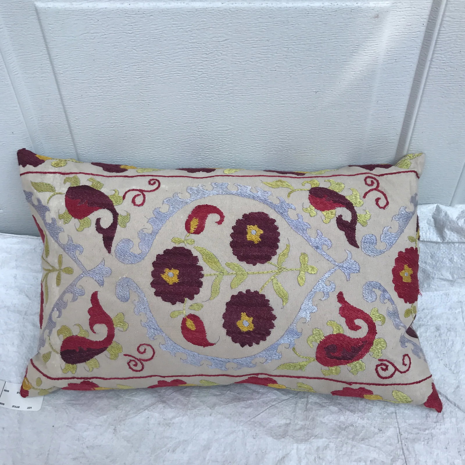 Embroidered Suzani Pillow - 2