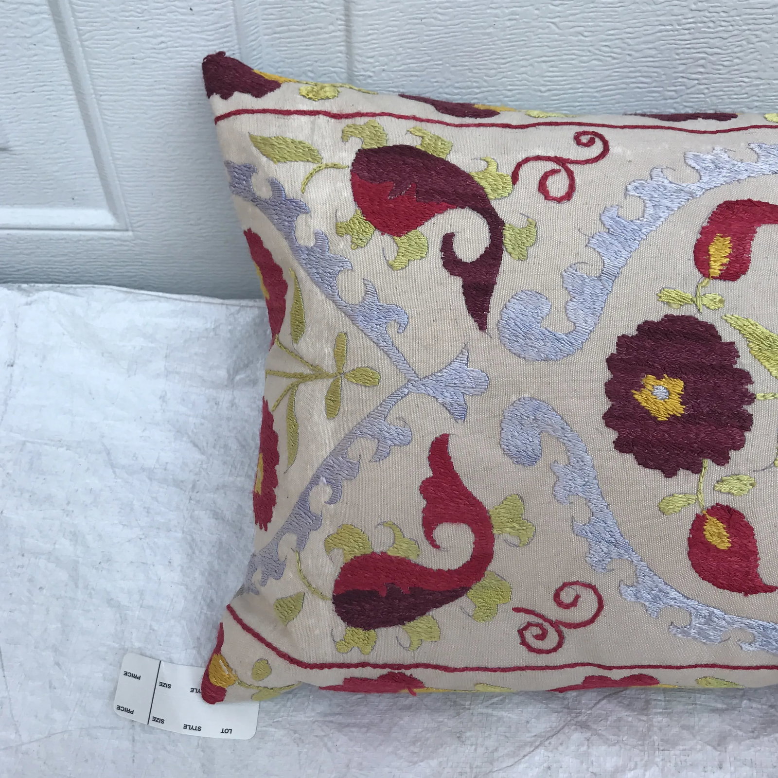 Embroidered Suzani Pillow - 5
