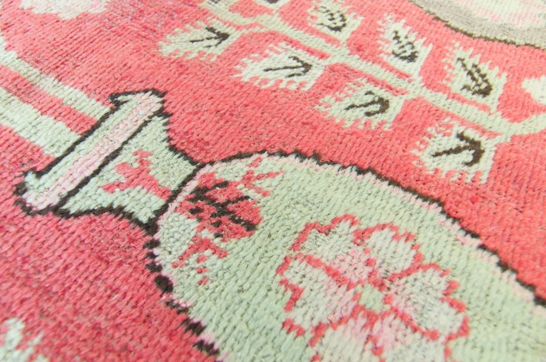 1930s Vintage Pictorial Khotan Samarkand Rug- 4'10'' * 7'10'' - 2