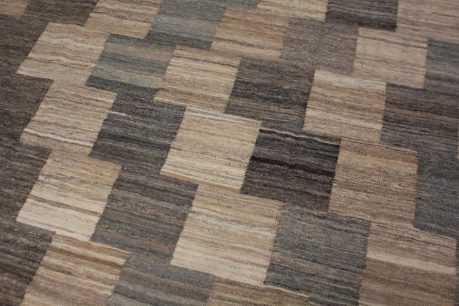 Hand Knotted Modern Kilim by Aara Rugs Inc. - 8'4" X 13'2" - 2