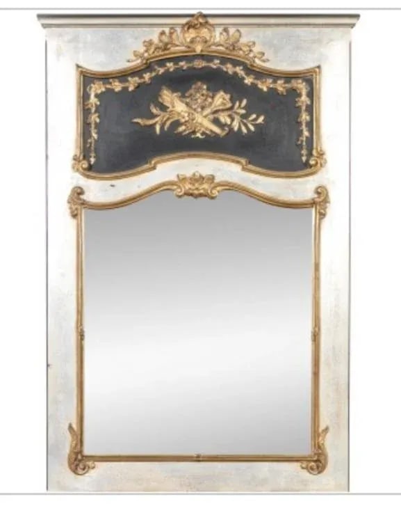 Vintage Friedman Brothers French Trumeau Mirror - 2
