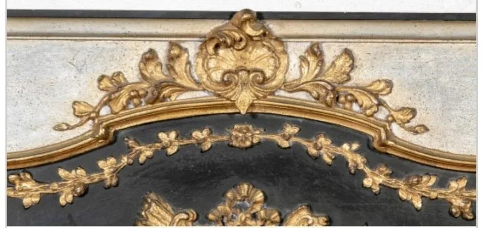 Vintage Friedman Brothers French Trumeau Mirror - 4