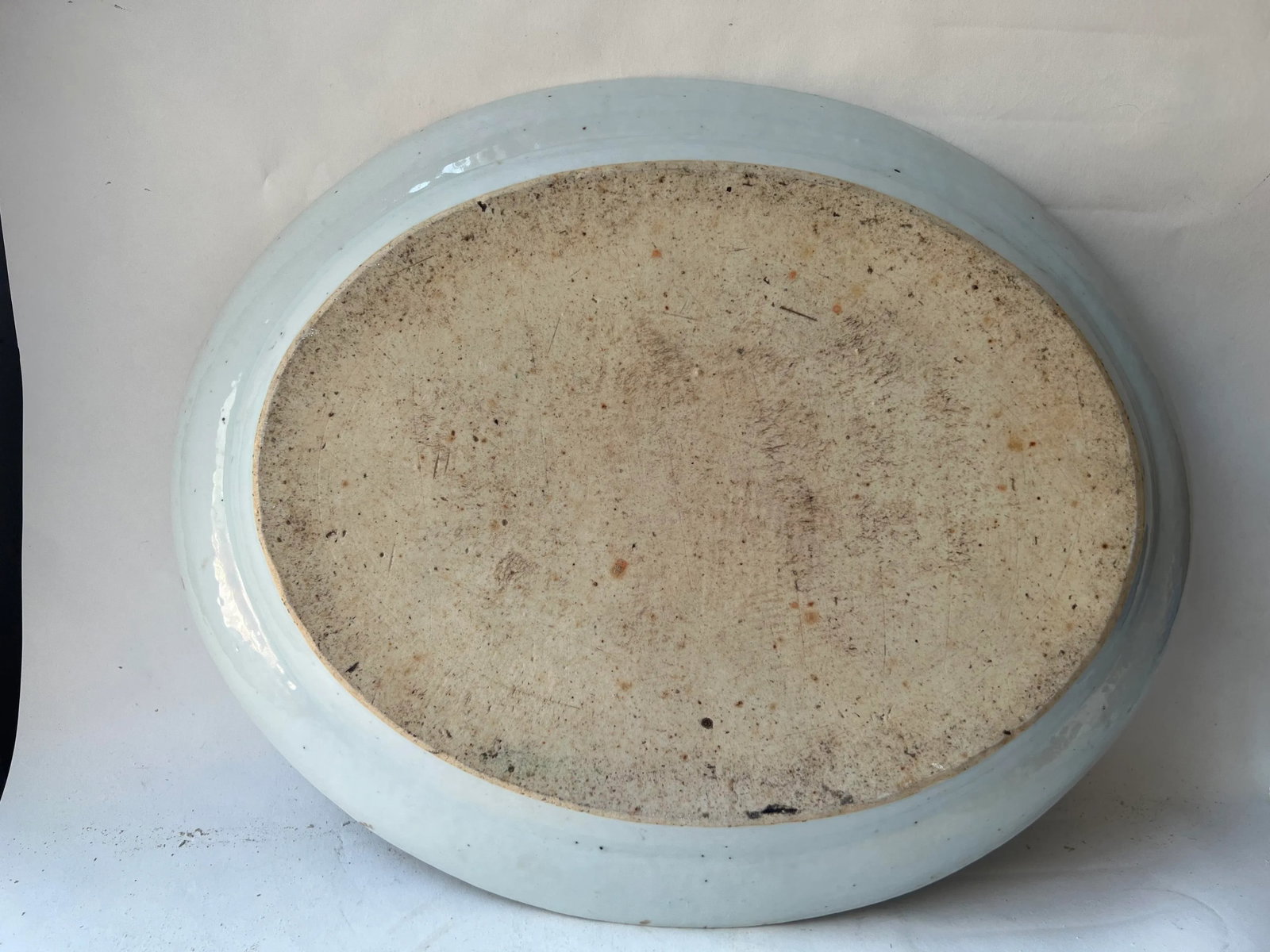 Antique Chinese Export Rose Medallion Large Oval Platter - 3