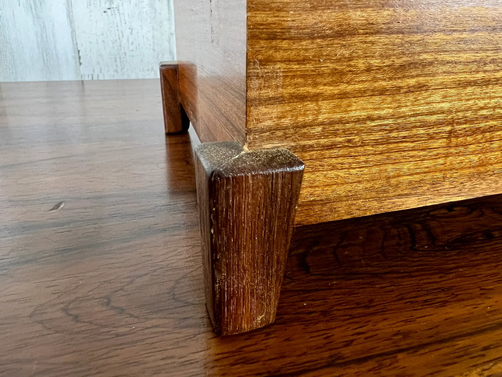 Modernist Teak Jewelry Box - 6