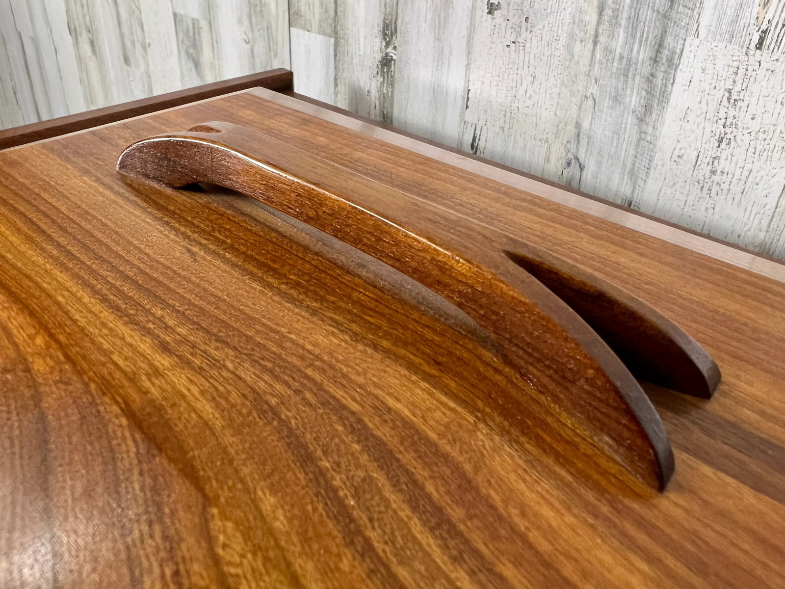 Modernist Teak Jewelry Box - 7