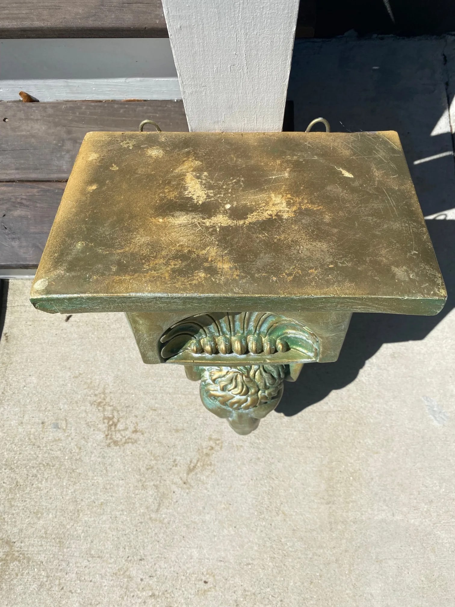 Vintage Rams Head Corbel Shelf - 4