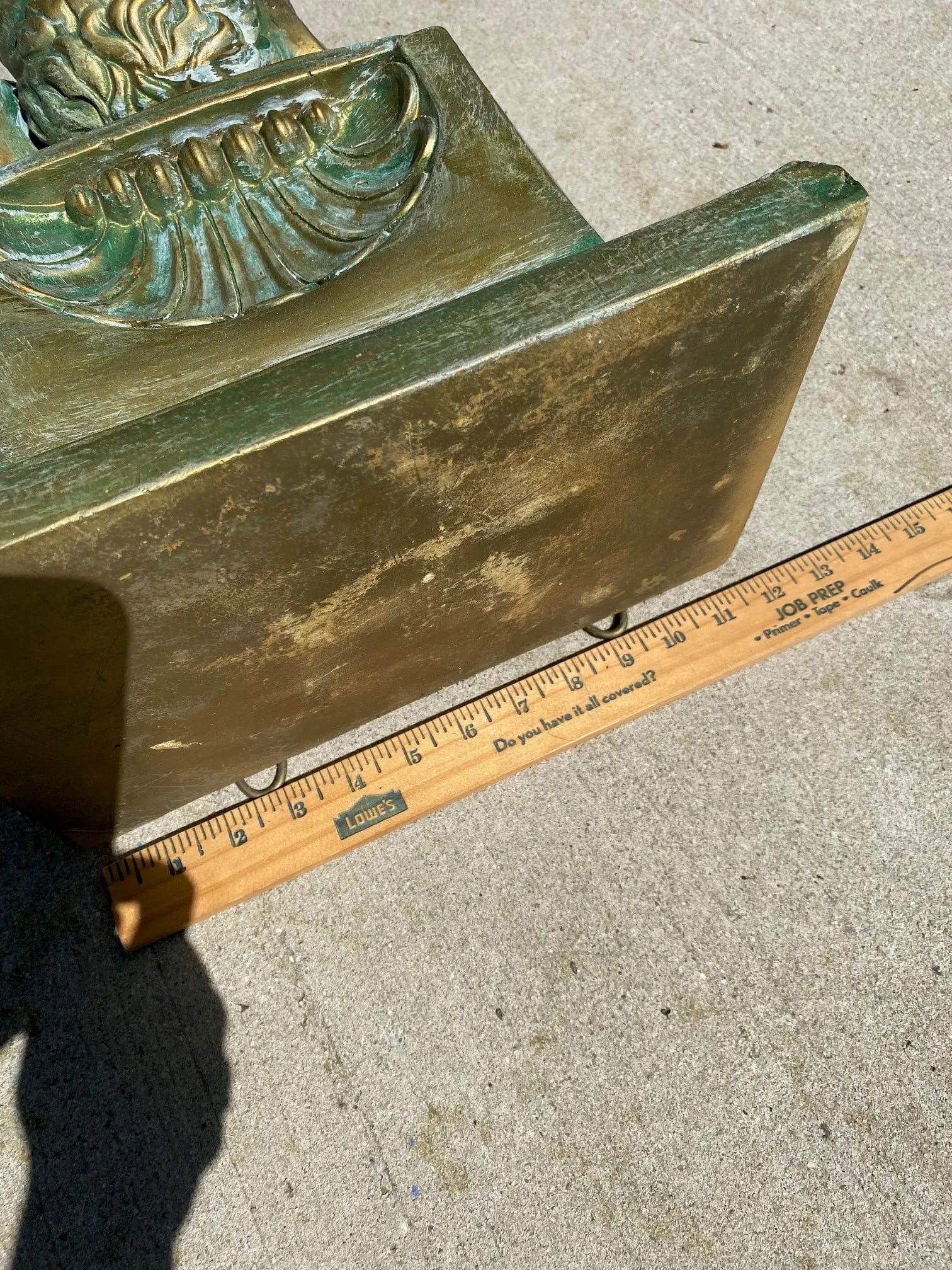 Vintage Rams Head Corbel Shelf - 7