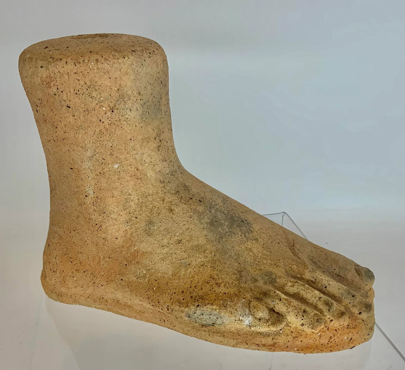 Antique French Terracotta Classical Foot - 13