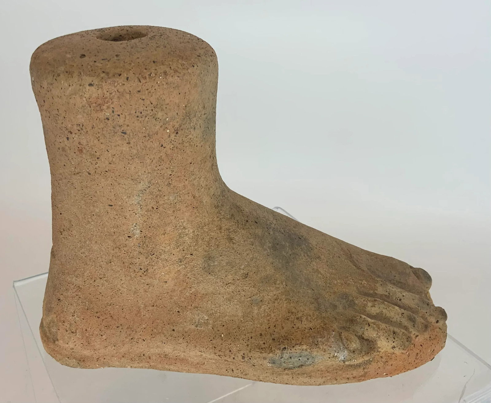 Antique French Terracotta Classical Foot - 2