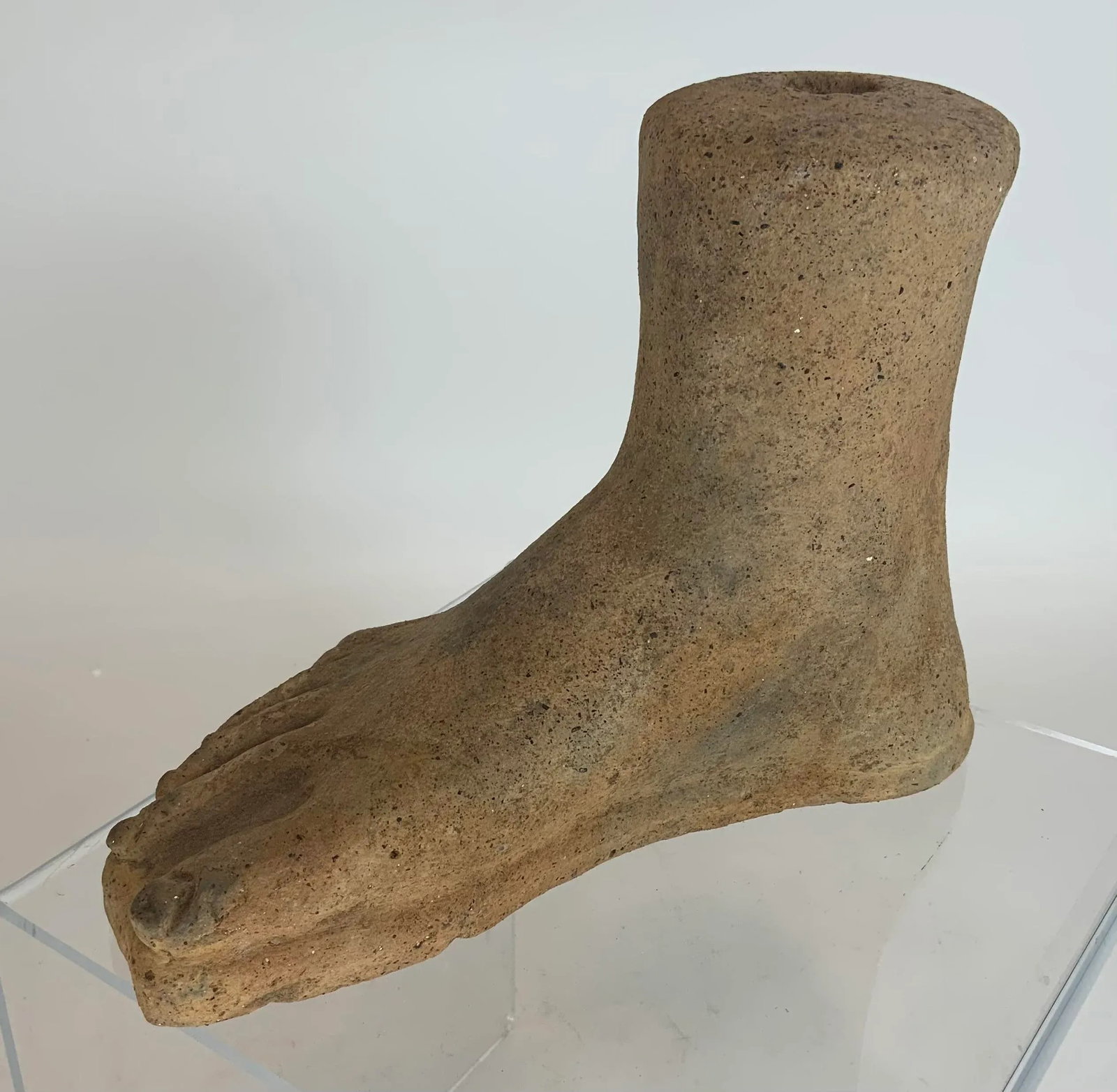 Antique French Terracotta Classical Foot - 4