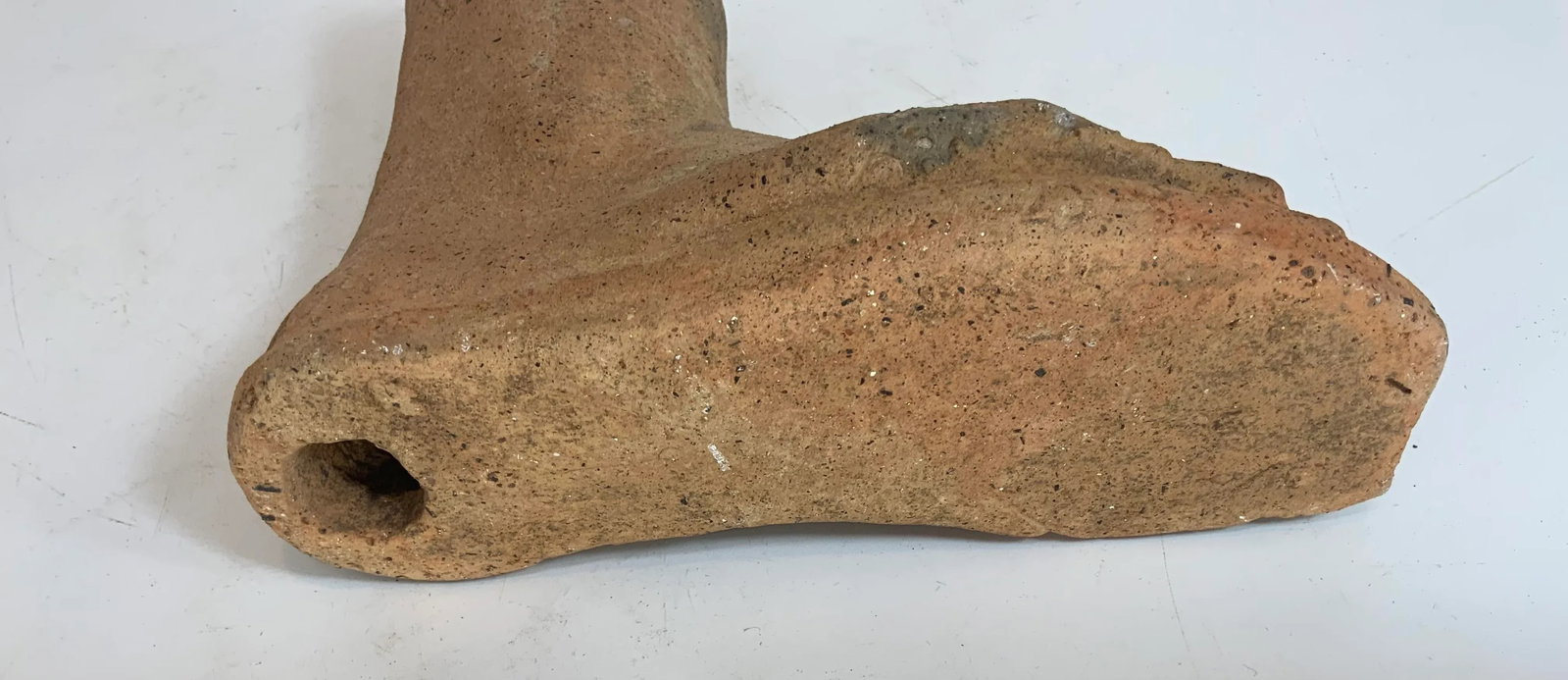 Antique French Terracotta Classical Foot - 8