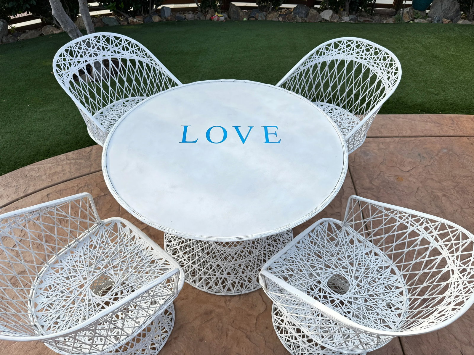 1960's Russell Woodard Spun Fiberglass Dining Set - 9