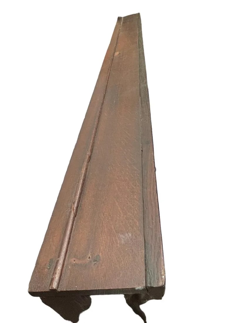Antique Large French Heavily Carved Oak Coat Rack - 7