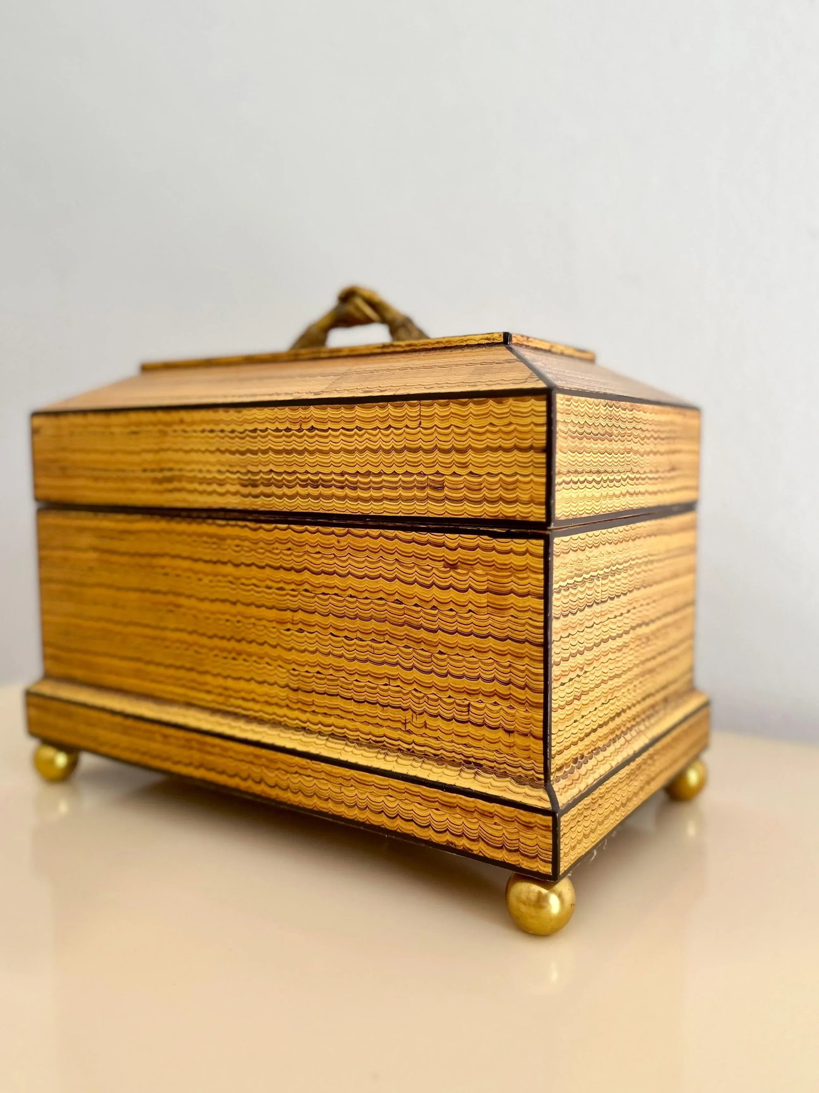 1980s Maitland Smith Humidor With Cedar and Humidity Control - 2