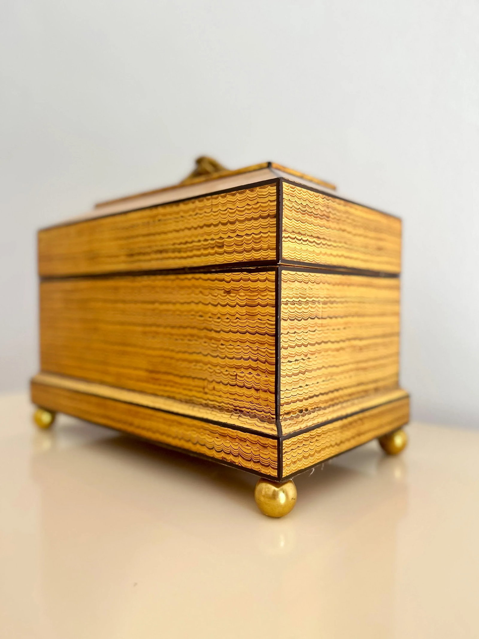1980s Maitland Smith Humidor With Cedar and Humidity Control - 3