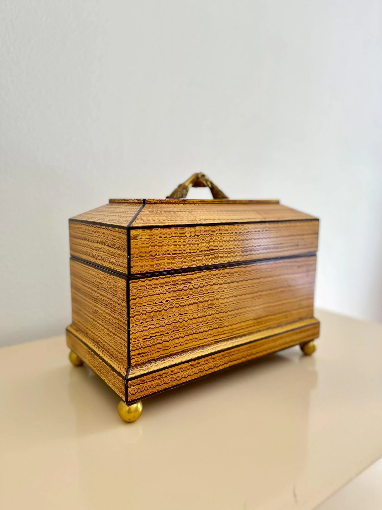 1980s Maitland Smith Humidor With Cedar and Humidity Control - 5