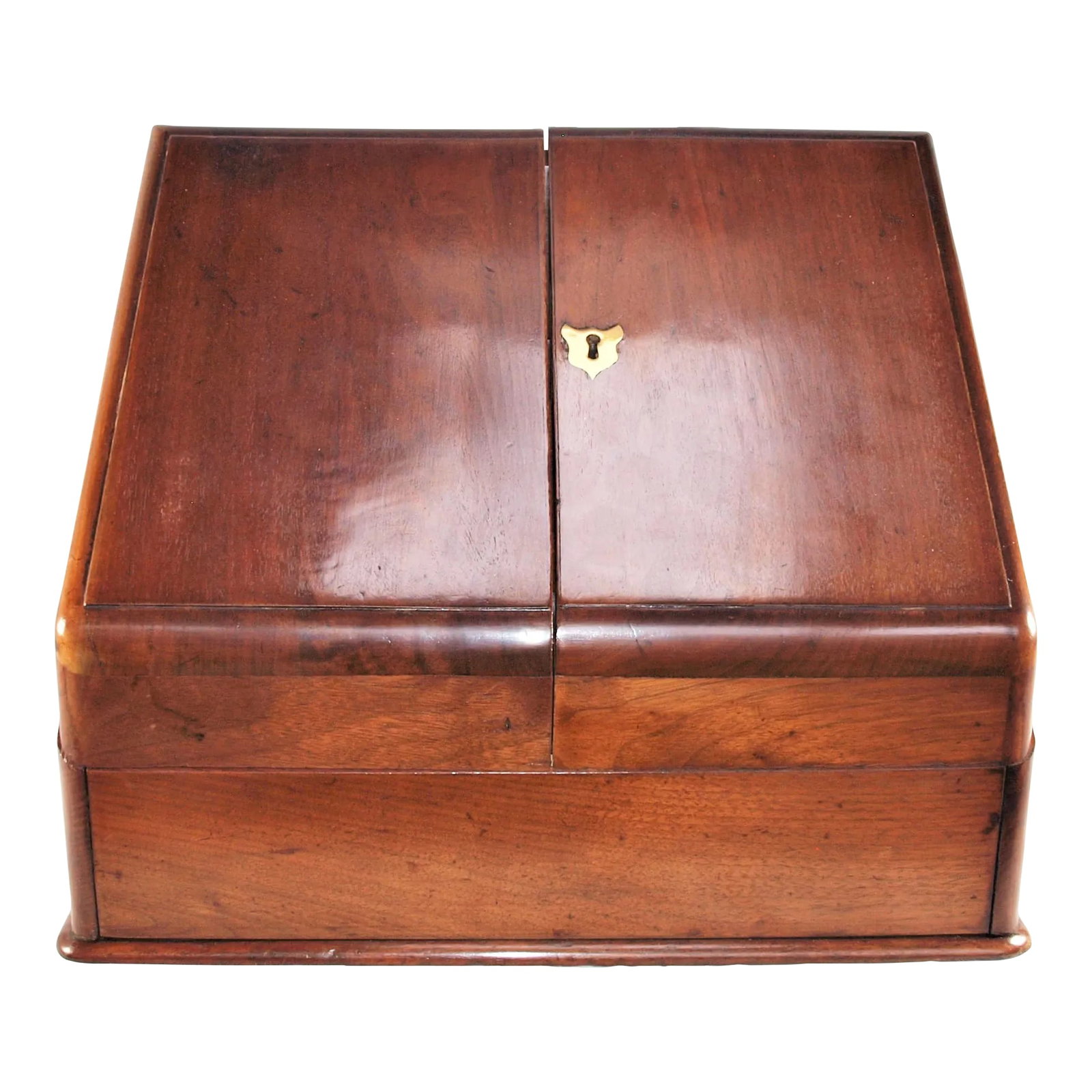 Antique 19th Century Mahogany Writing Box (1 of 10)