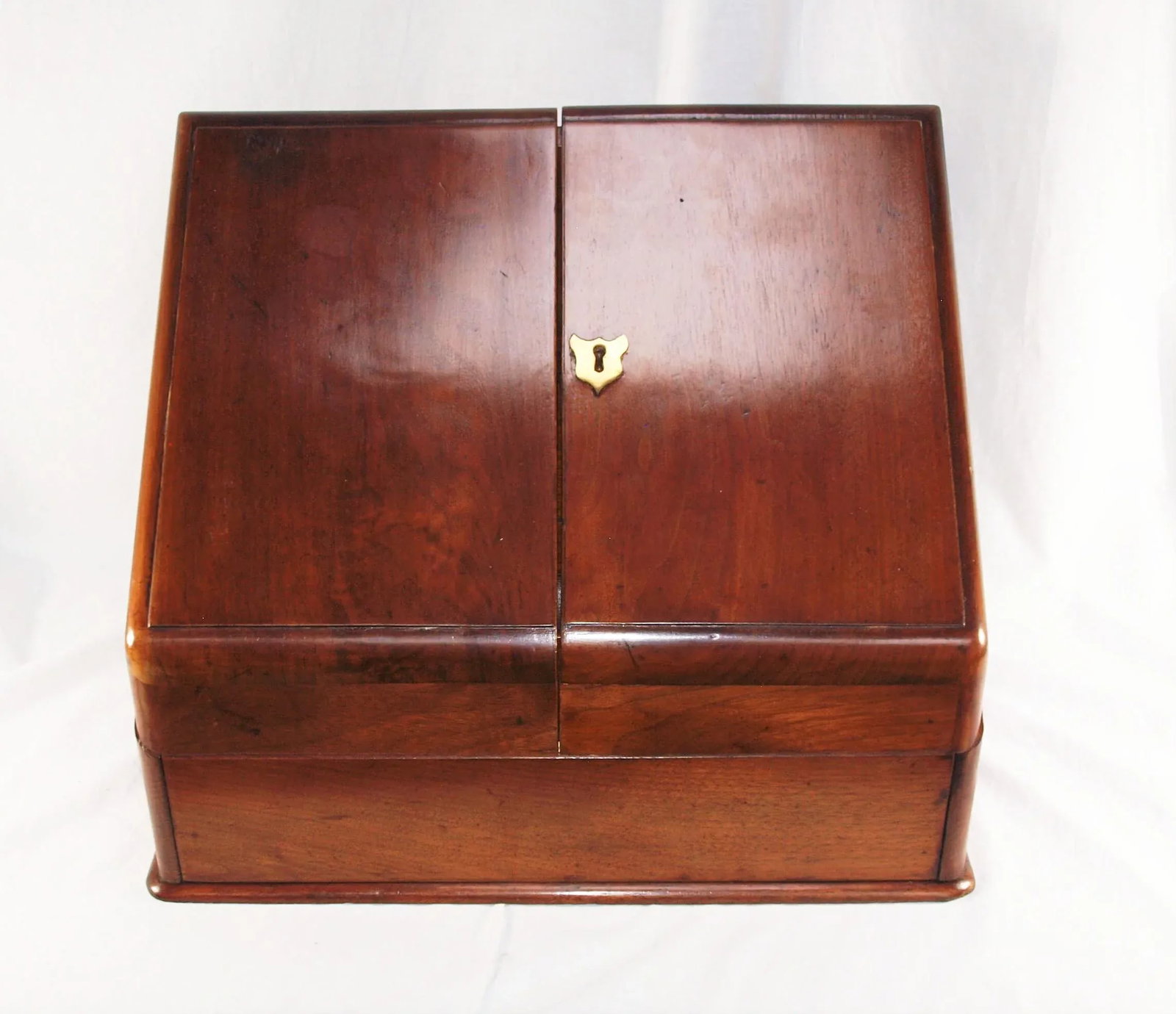 Antique 19th Century Mahogany Writing Box - 8