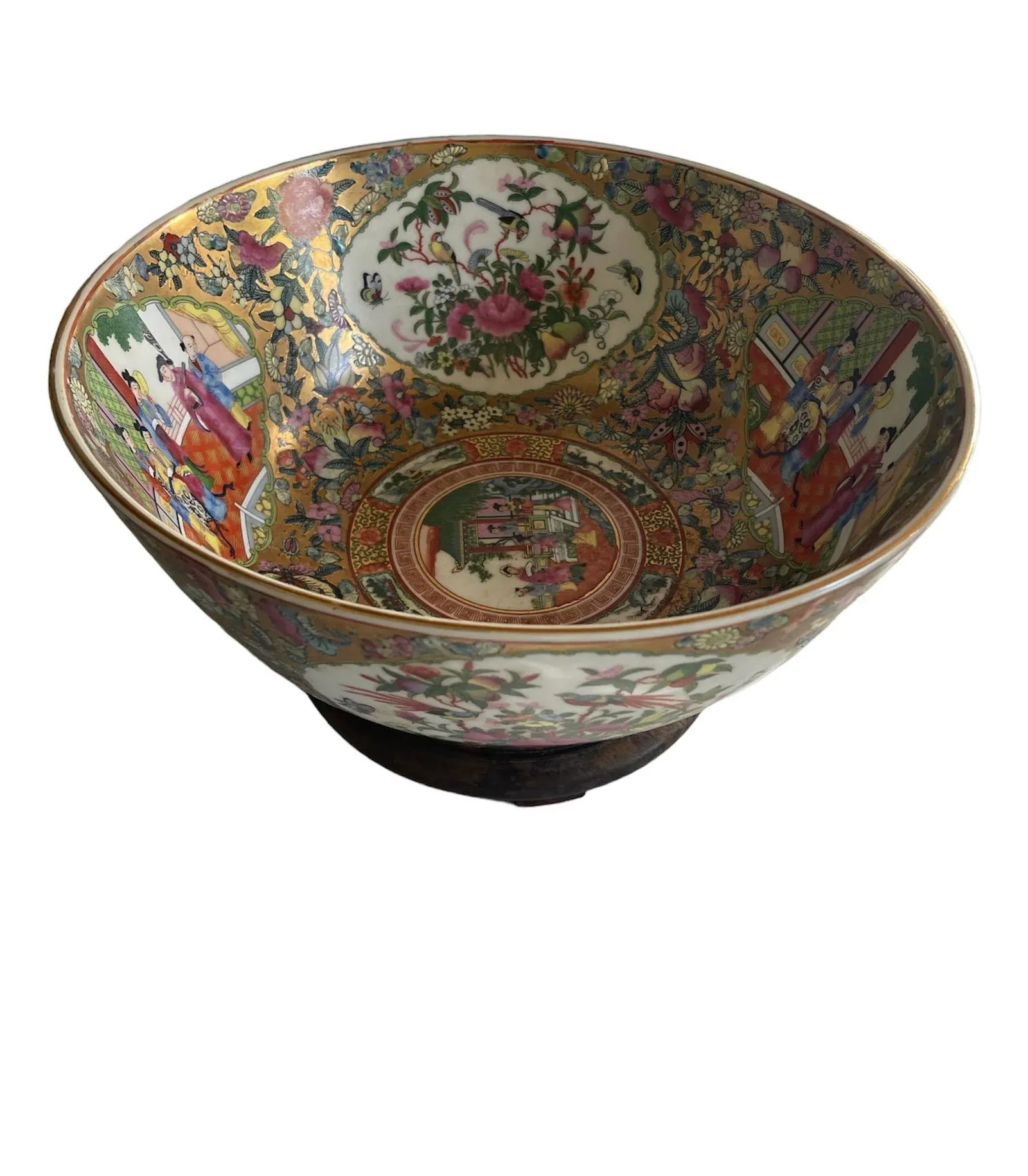 Chinese Famille Rose Medallion Porcelain Bowl - 3