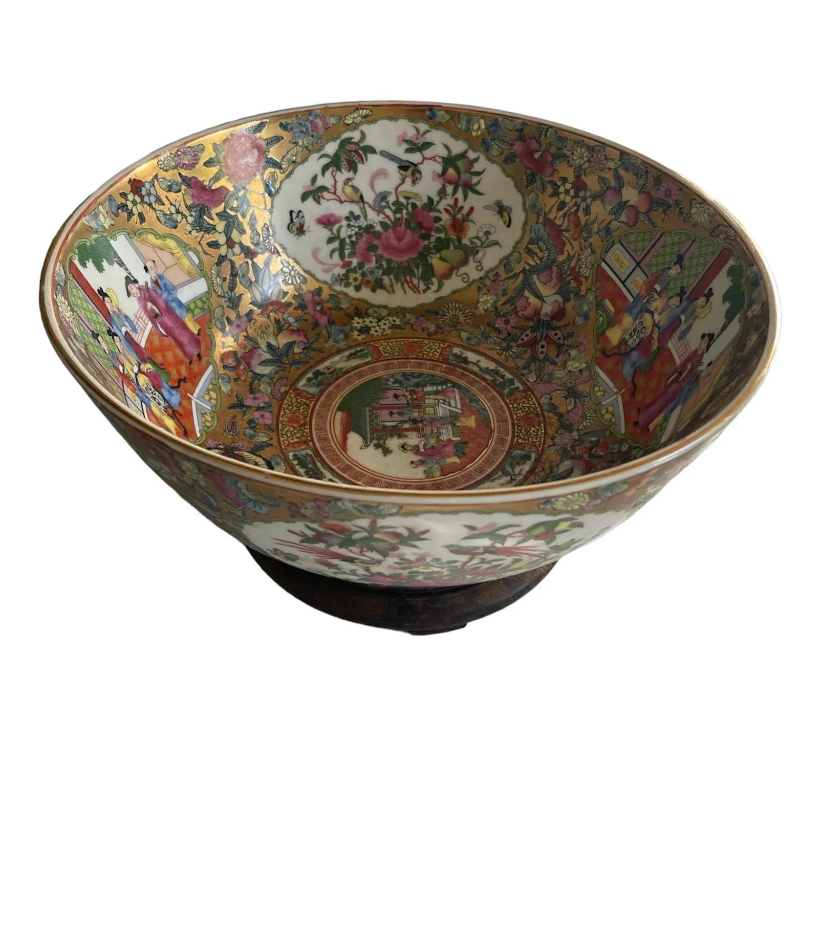 Chinese Famille Rose Medallion Porcelain Bowl - 5