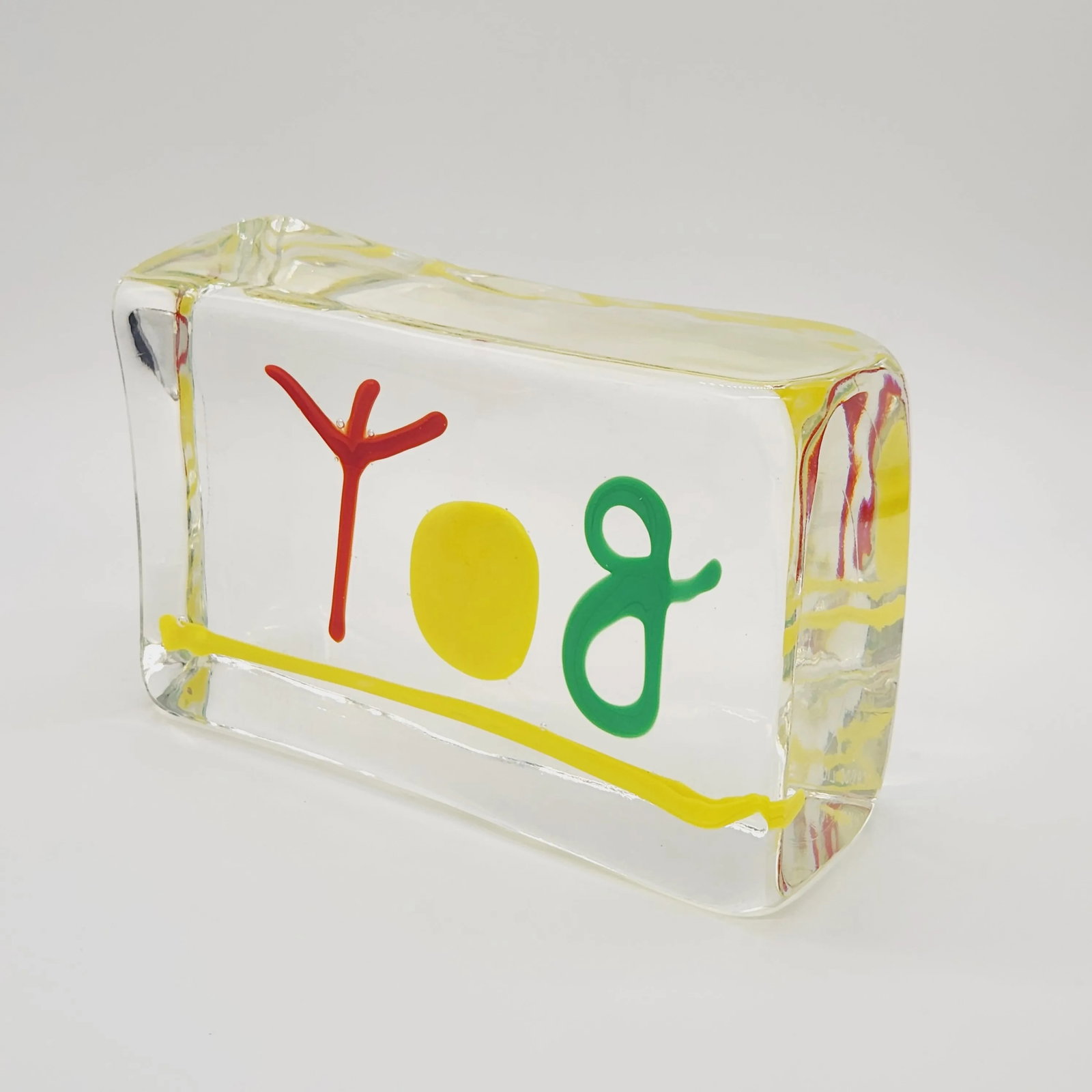 1990s Murano Glass Limited Edition Brick by Riccardo Licata - 4