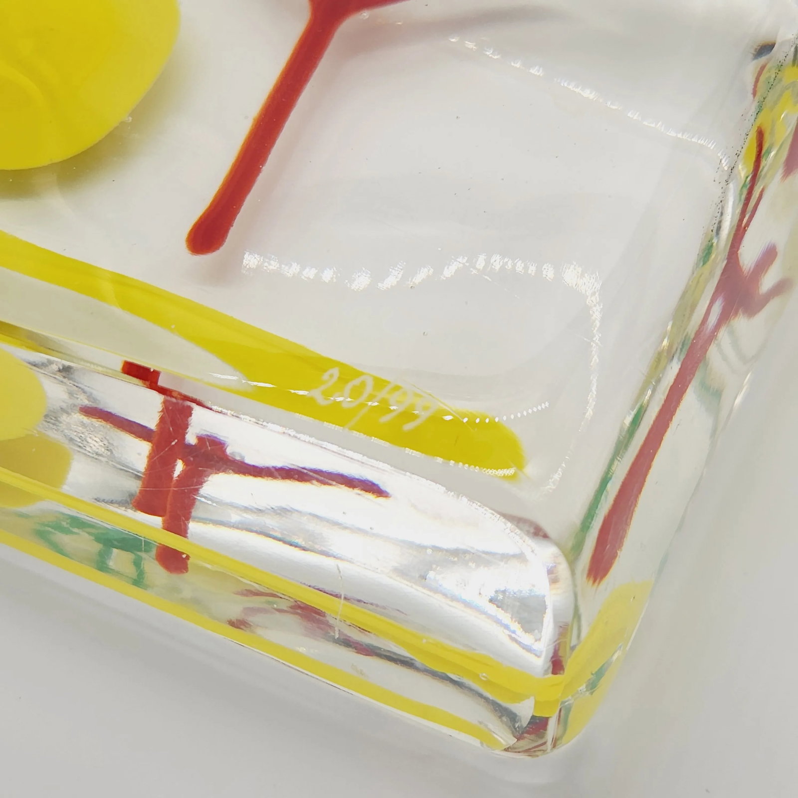 1990s Murano Glass Limited Edition Brick by Riccardo Licata - 9
