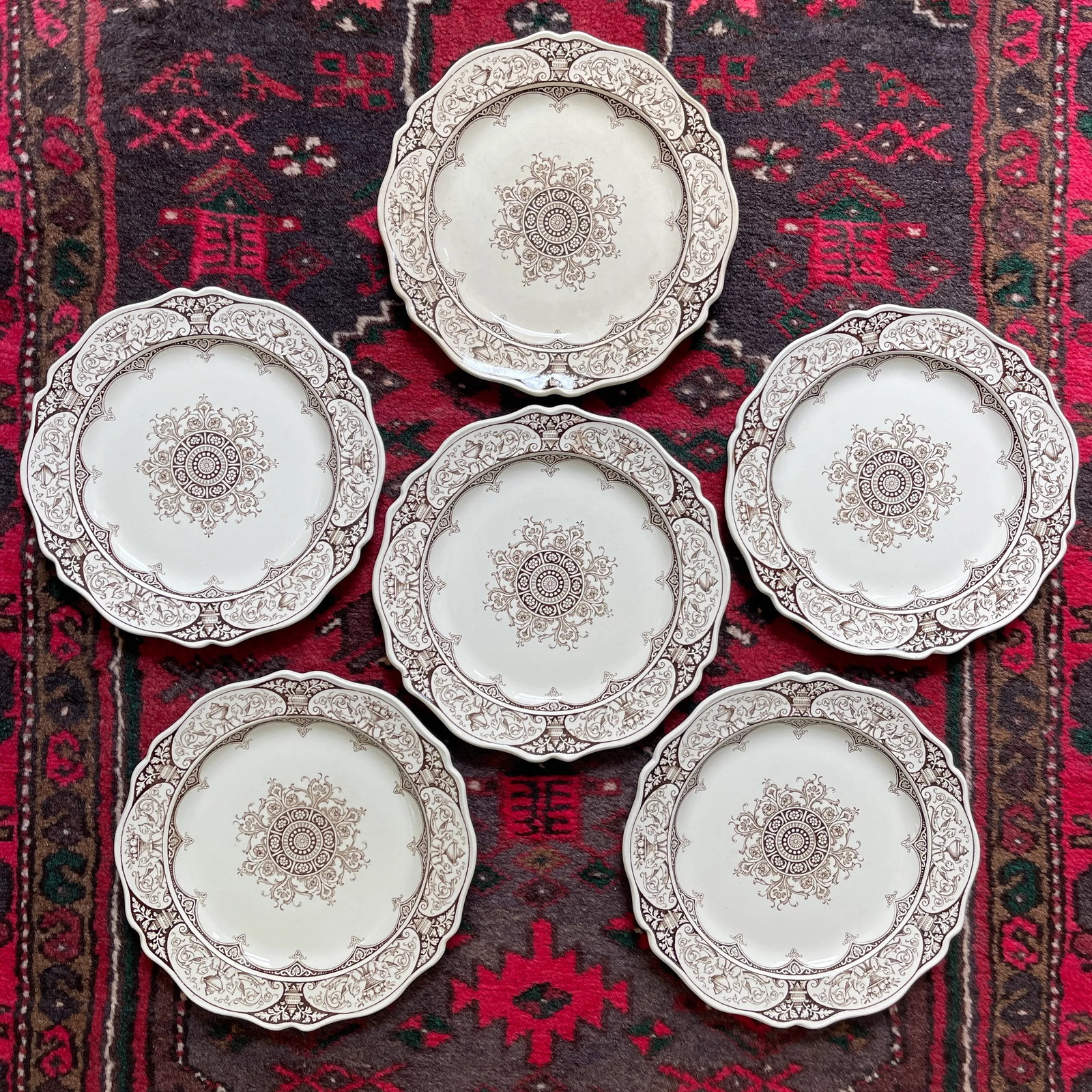 Early 19th Century Wedgwood Queen Charlotte Dinnerware - Set of 6 - 11