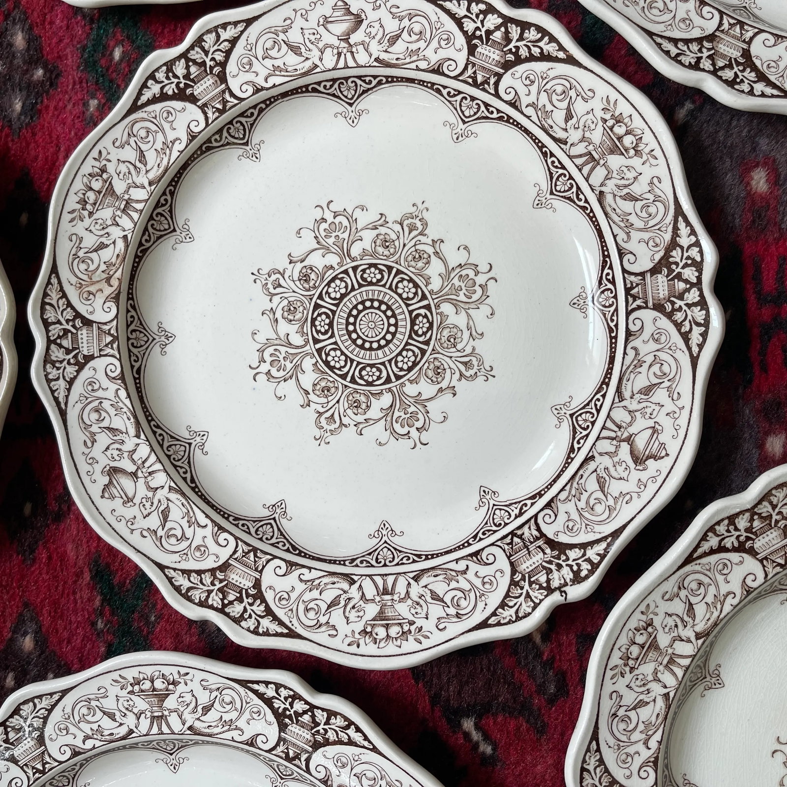 Early 19th Century Wedgwood Queen Charlotte Dinnerware - Set of 6 - 2