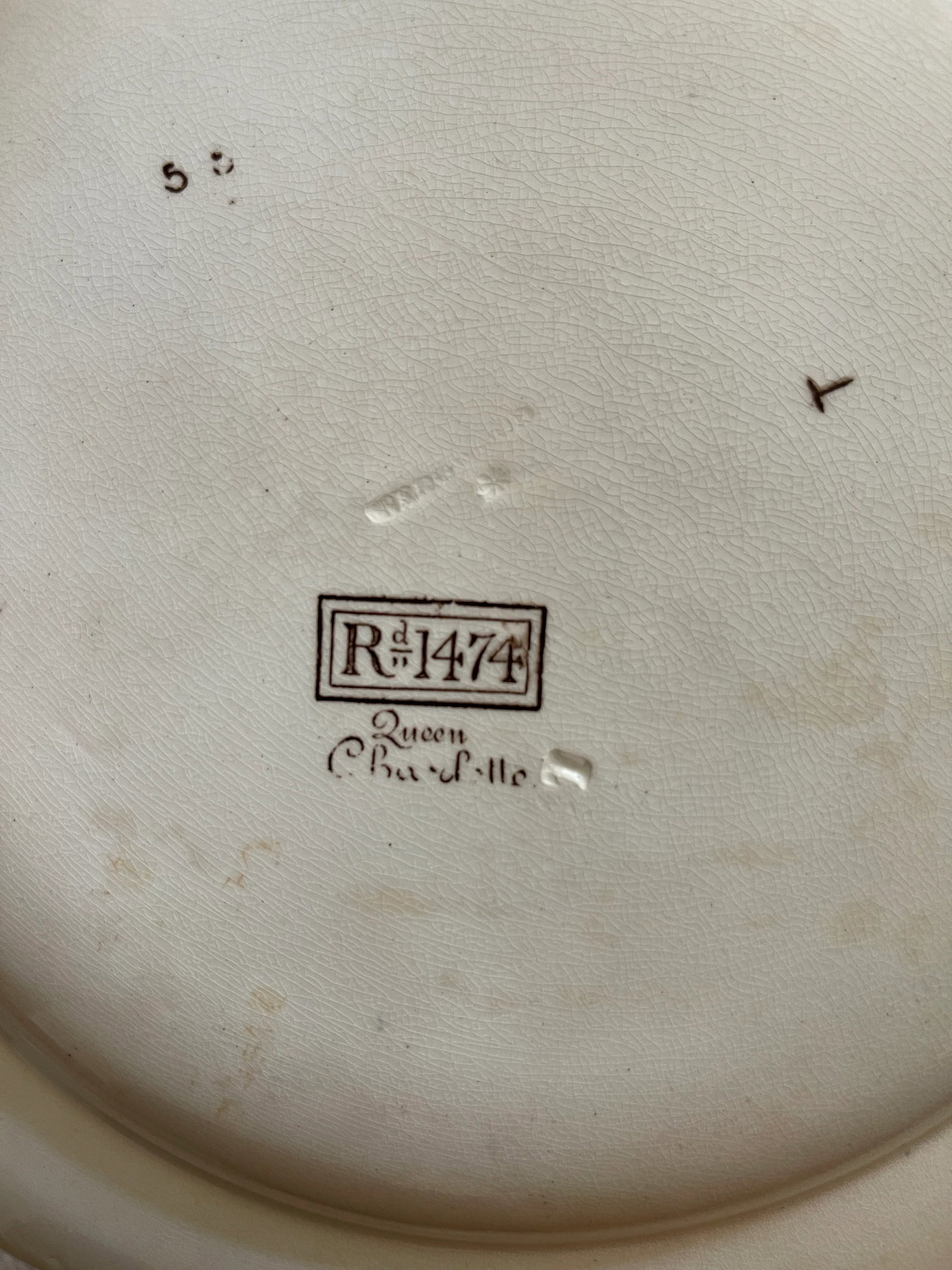 Early 19th Century Wedgwood Queen Charlotte Dinnerware - Set of 6 - 5