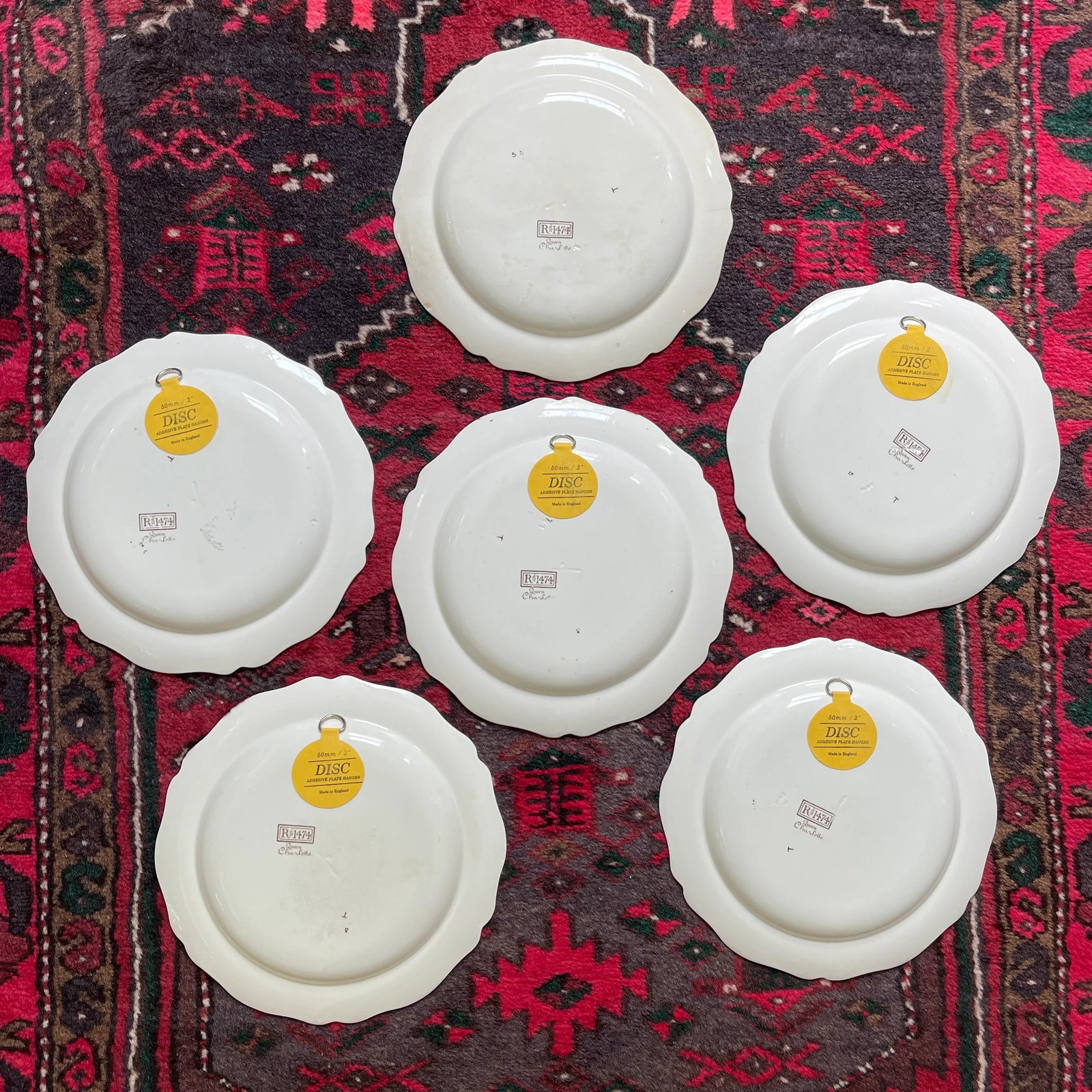 Early 19th Century Wedgwood Queen Charlotte Dinnerware - Set of 6 - 9
