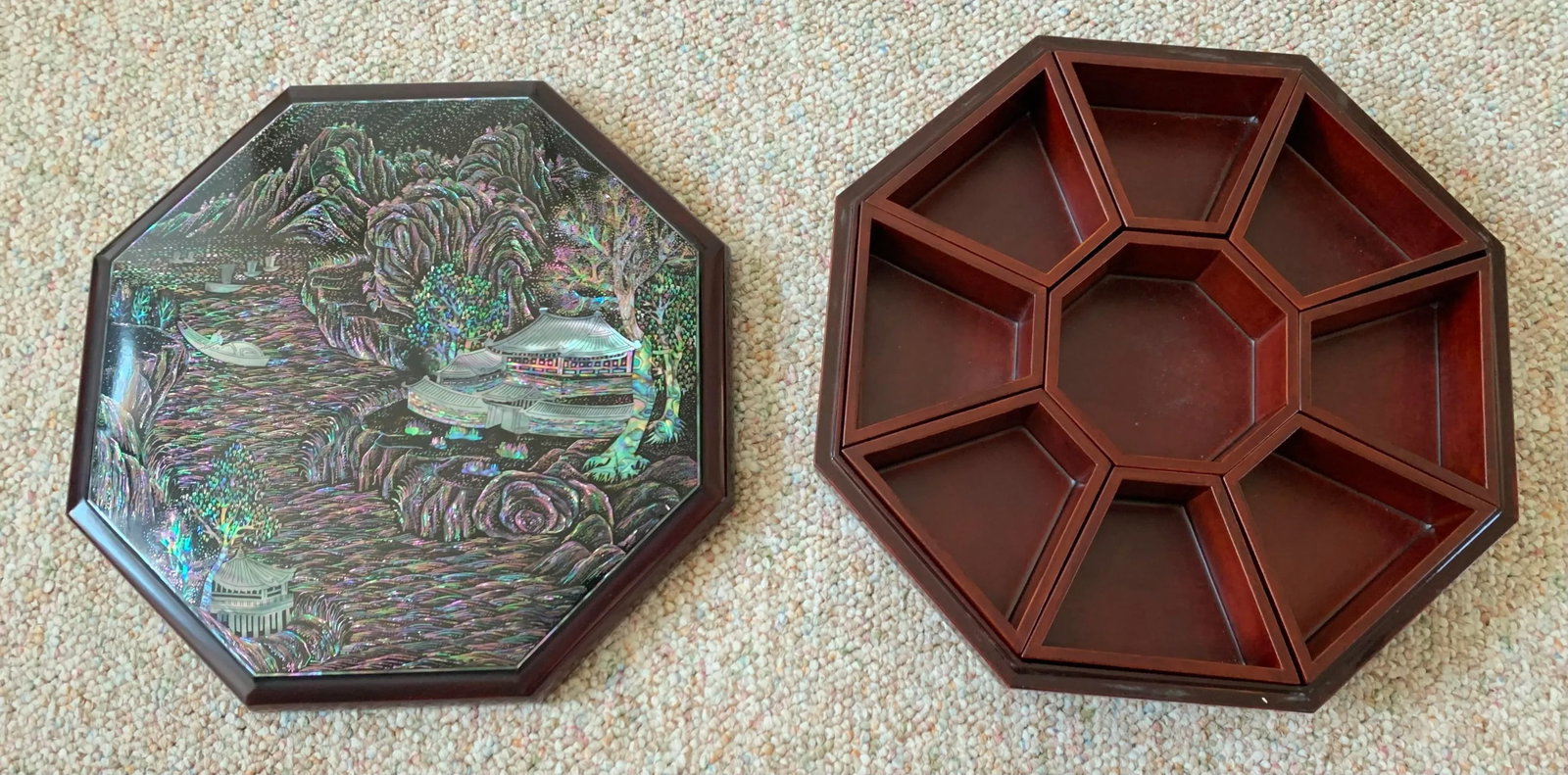 Vintage Octagon Bento Box - 8
