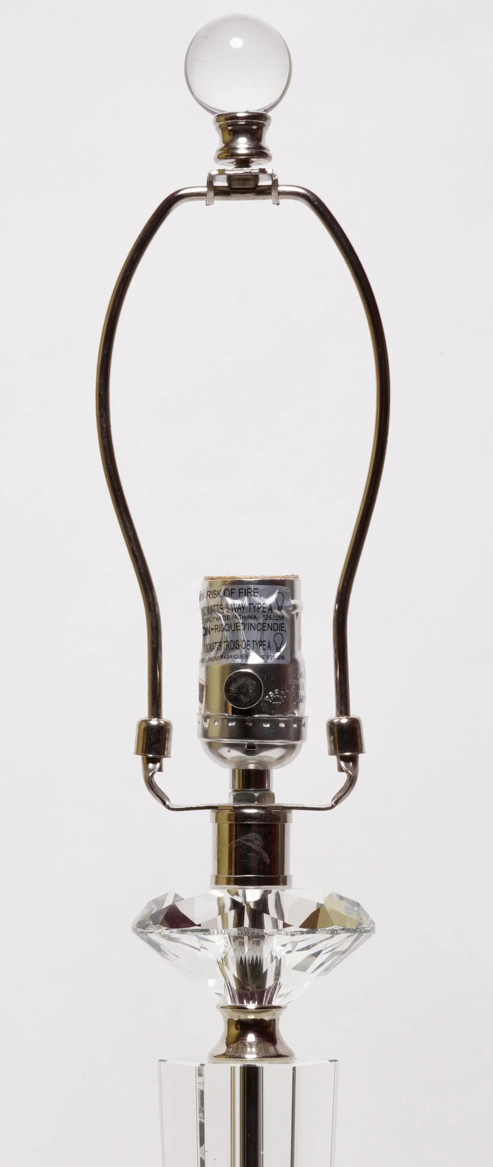 1980s Hollywood Regency Lucite Table Lamp - 3