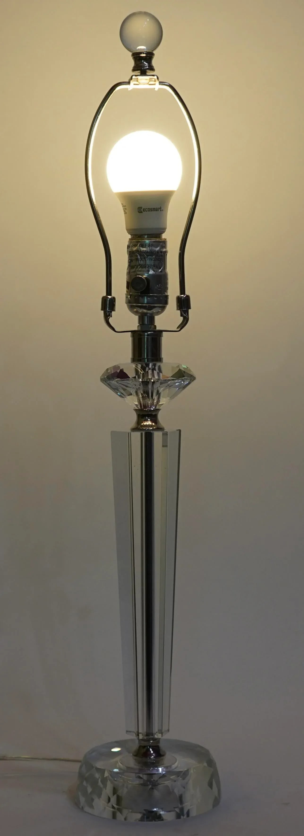 1980s Hollywood Regency Lucite Table Lamp - 6