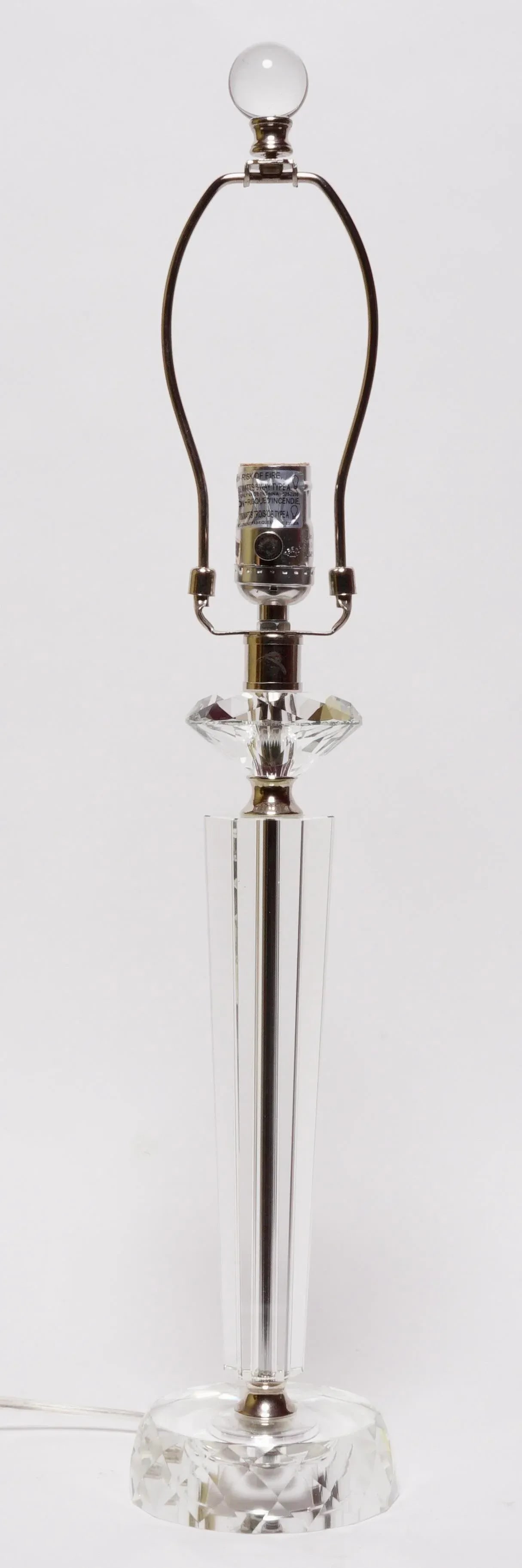 1980s Hollywood Regency Lucite Table Lamp - 8