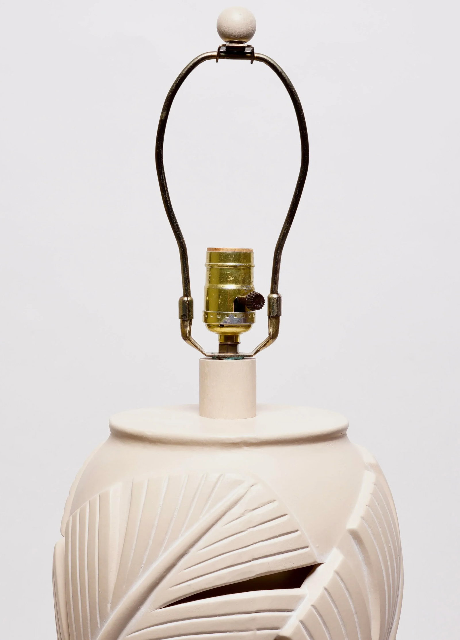 1980s Palm Beach Regency Style Ceramic Table Lamp by Sunset Lamps - 3