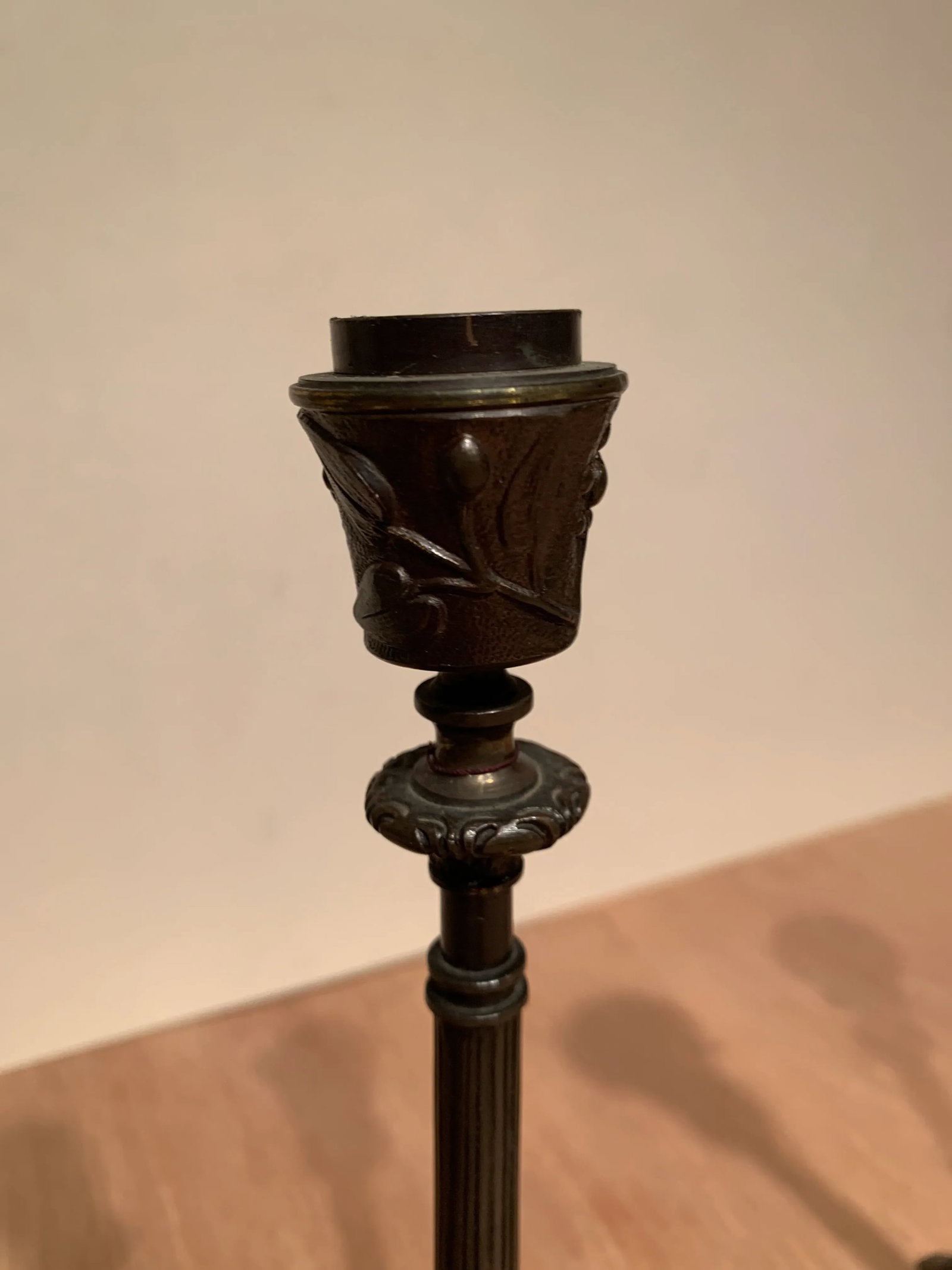 Vintage Brass Candlesticks- a Pair - 10