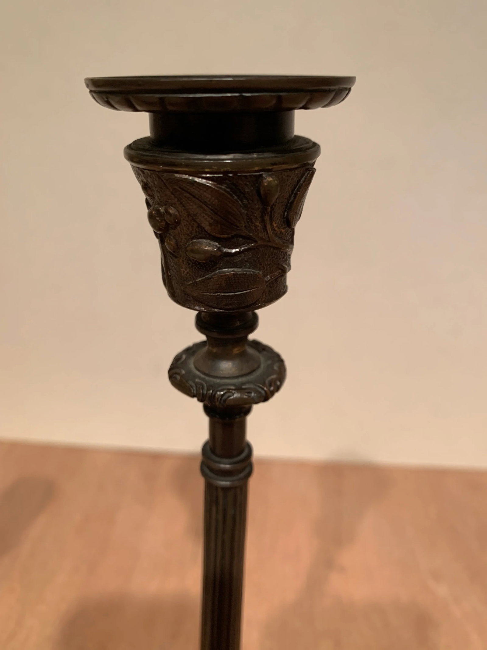 Vintage Brass Candlesticks- a Pair - 7